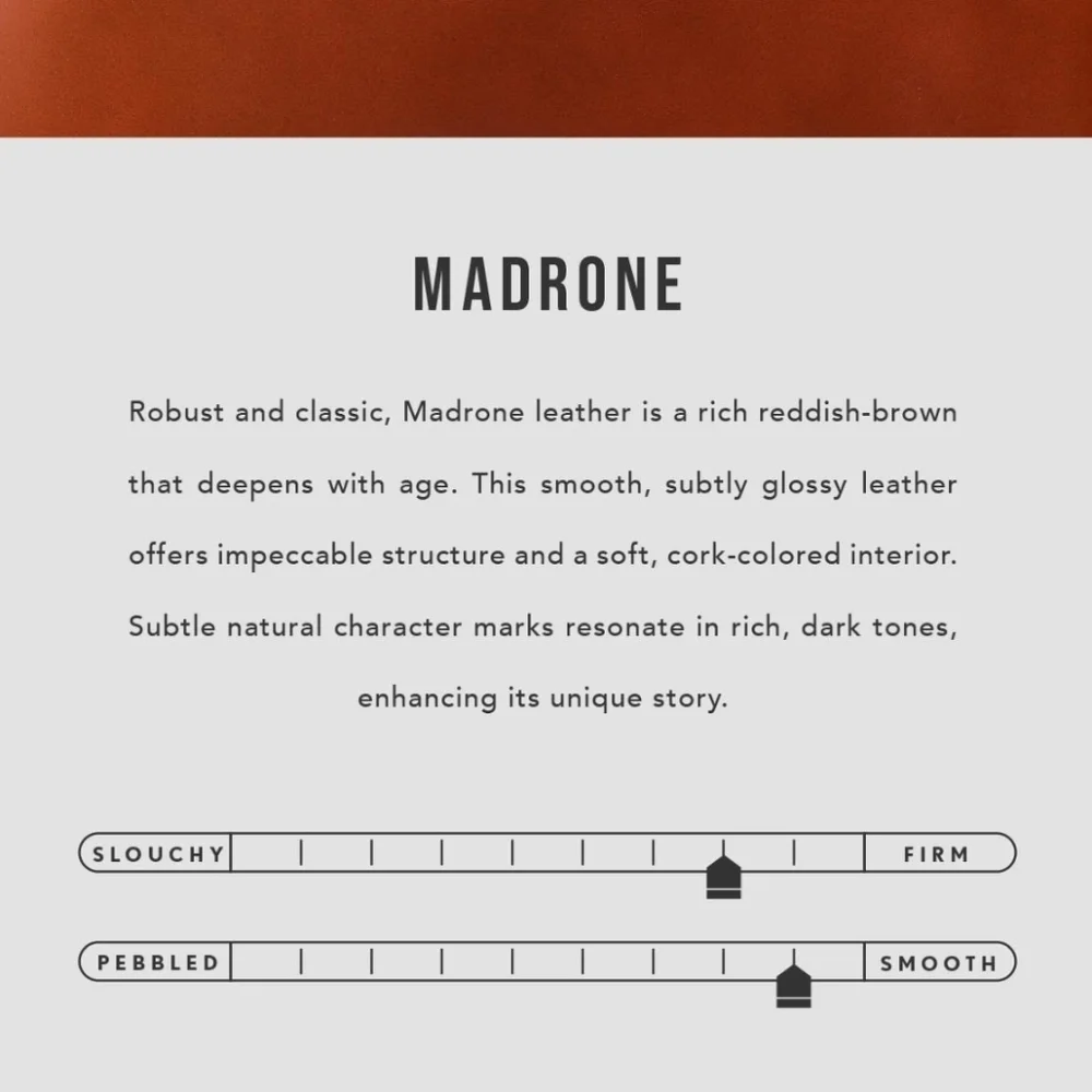 Portland Leather Medium August Tote in Madrone - Picture 6 of 7